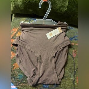 Brown High-Waisted Briefs